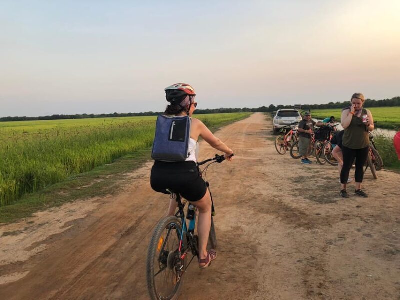Siem Reap Half Day By Bicycle Sunset On The Bank Of Lake - Pickup Locations