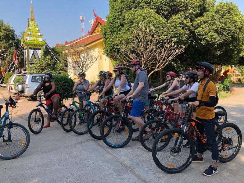 Siem Reap Half Day By Bicycle Sunset On The Bank Of Lake - Start of the Cycling Tour