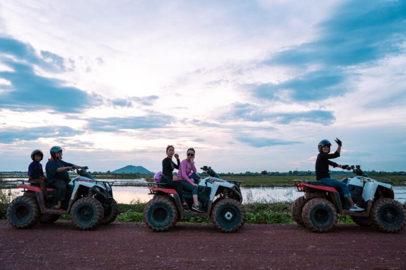 Siem Reap: Khmer Village and Crocodile Farm ATV Tour - Pickup and Briefing