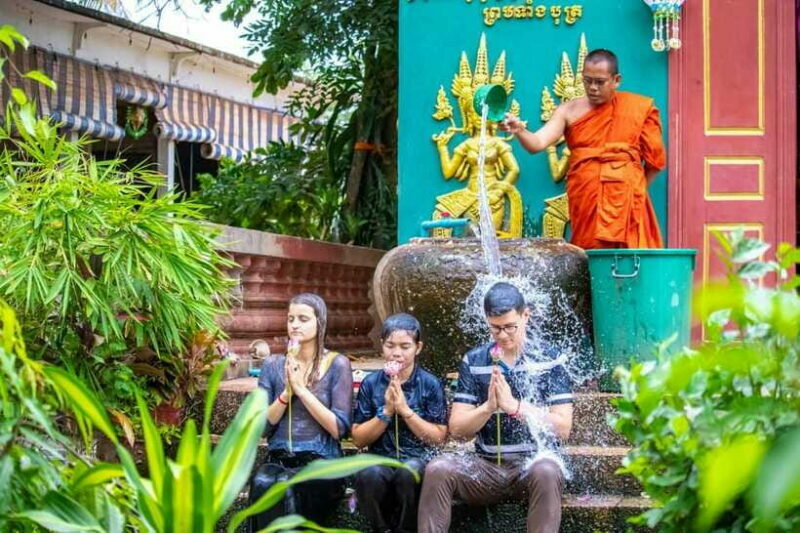Siem Reap: Khmer Water Blessing by Monk and Lotus Farm Visit - Exploring the Water Blessing Tour in Siem Reap