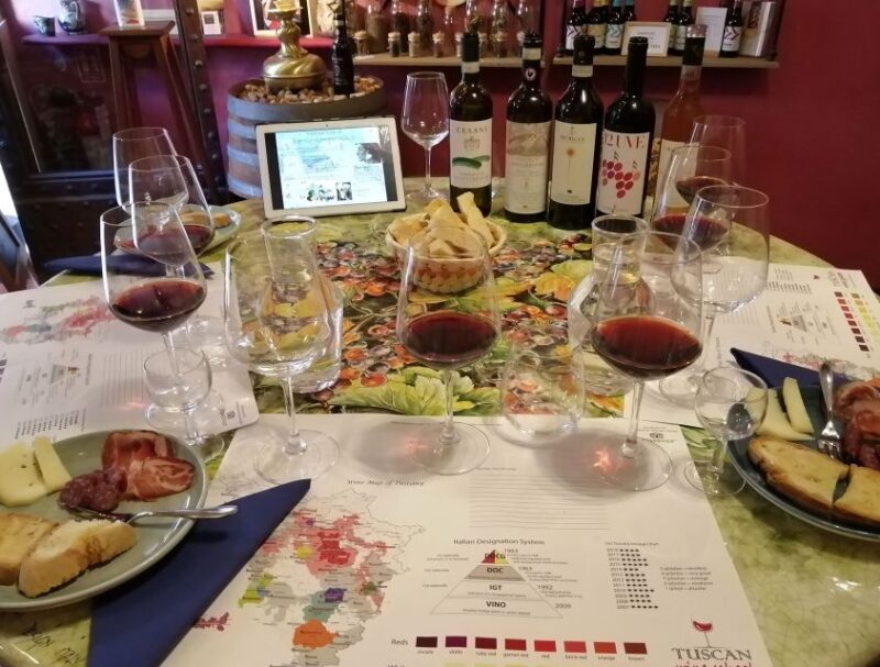 Siena: Tuscan Classics Wine Tasting Class With Aperitivo - Wine Tasting Focus