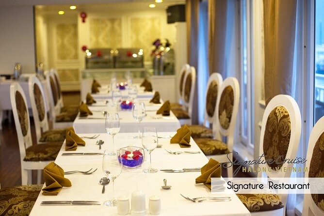 Signature Cruises Explore Bai Tu Long Bay,Less Tourist Area 2D1N - Accommodations and Amenities