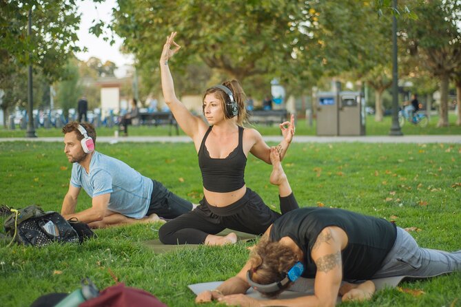 Silent Disco Style Yoga Class in Lake Merritt Pergola - Exploring Lake Merritt Pergola