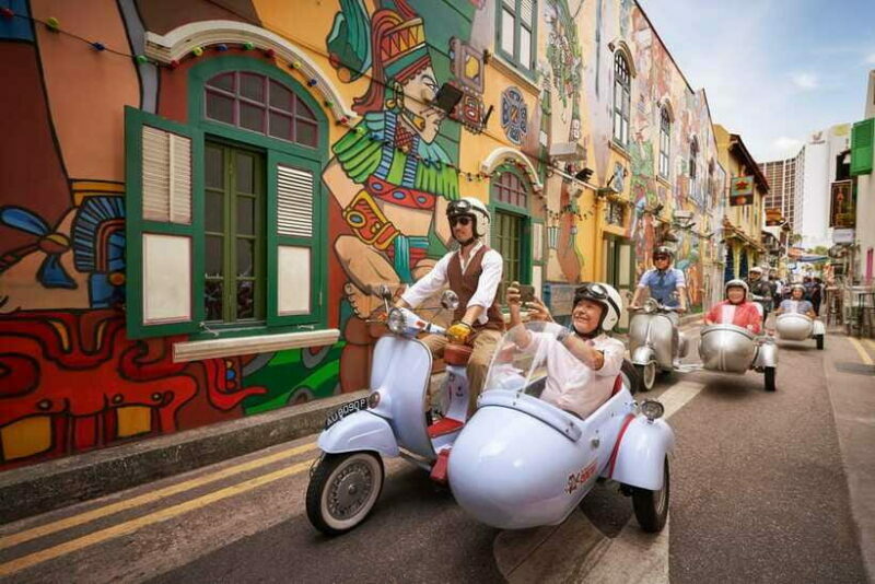 Singapore: Kampong Glam & Civic District Vespa Sidecar Ride - Breakdown of the Itinerary