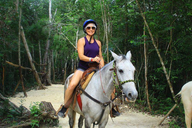 Single ATV, Horseback Riding, Ziplines and Cenote Swim - Dining and Refreshments