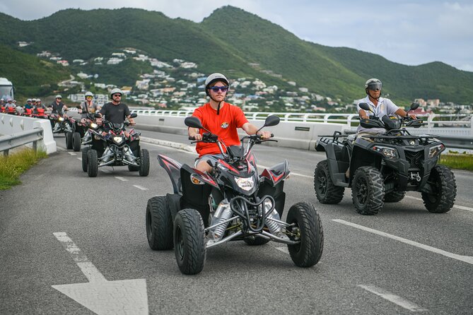 Sint Maarten ATV Half Day Island Guided Tour. St Martin - Meeting and Pick-up