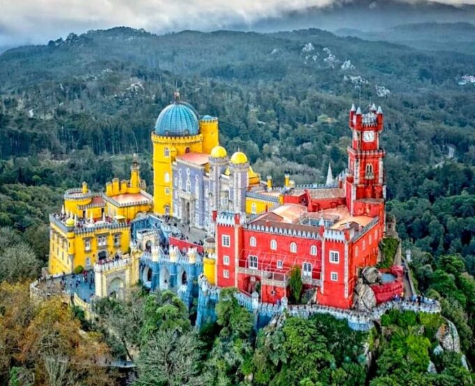 Sintra: Pena Palace. Moorish Castle. Regaleira. & Monserrate - Exploring Pena Palace