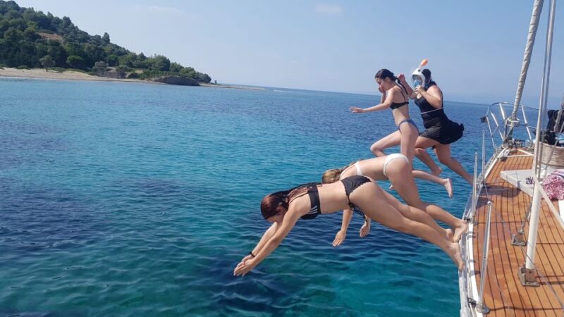 Skiathos: Day-Sailing Tour With Lunch on Board - Activities Offered