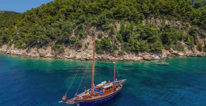 Skiathos: Wooden Sailboat Full- or Half-Day Trip With Meal - Frequently Asked Questions