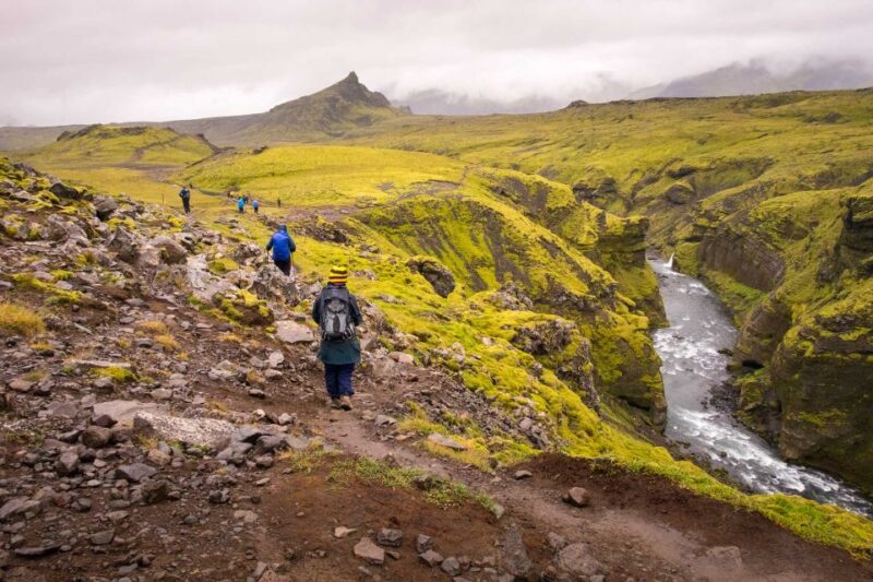 Skogafoss: Fimmvörðuháls Pass Hiking Tour to Thorsmork Valley - Hiking Experience
