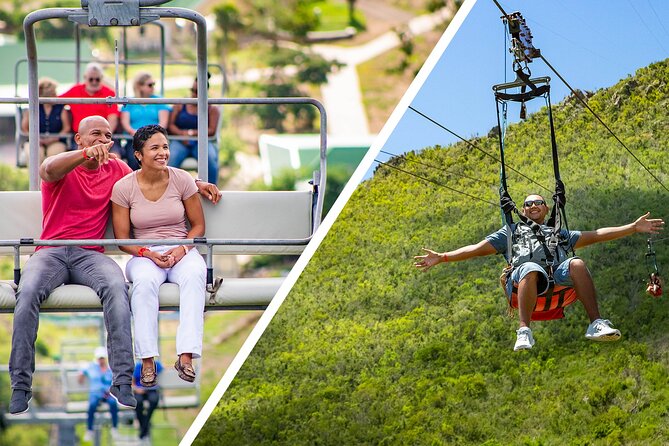 Sky Explorer and Flying Dutchman at Rainforest Adventures St. Maarten - On-site Emilio Wilson Museum