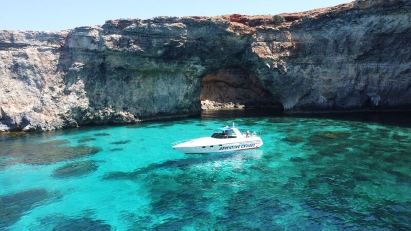 Sliema: Power Boat Trip to Comino , Blue Lagoon & Gozo - Included in the Tour