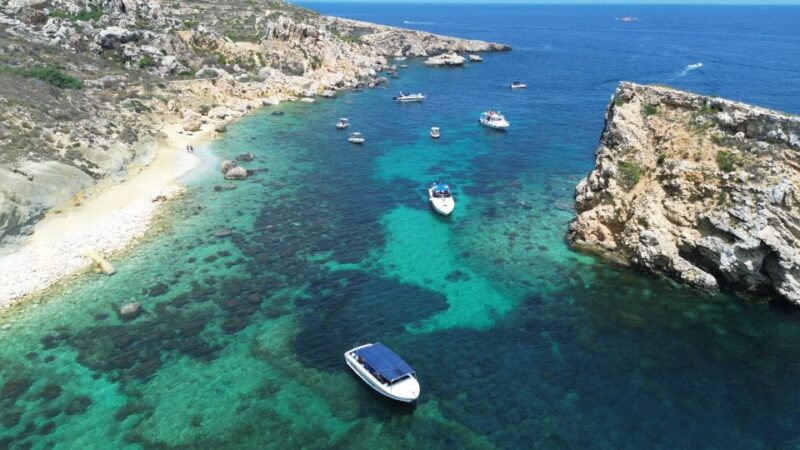 Sliema: Power Boat Trip to Comino , Blue Lagoon & Gozo - Check Availability