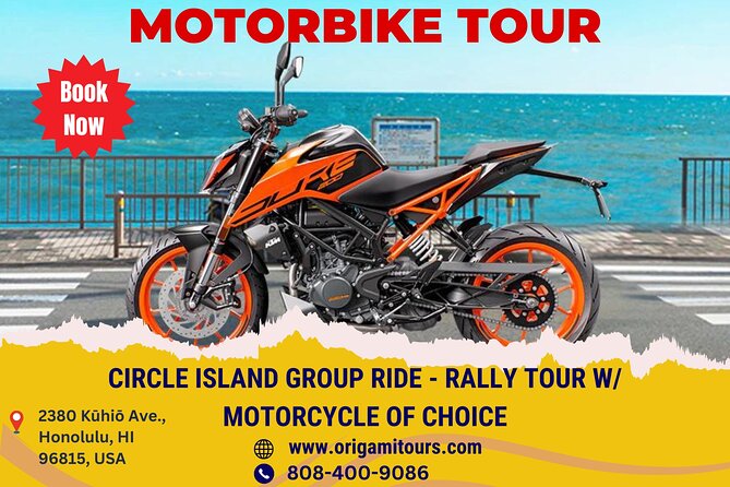 Slingshots Circle Island Group Ride - Rally Tour - Key Points