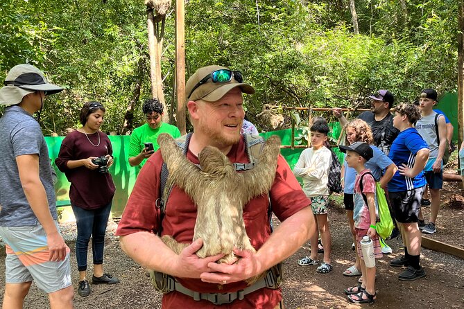 Sloth and Monkey Park Private Tour at Roatan With Pickup - Key Points