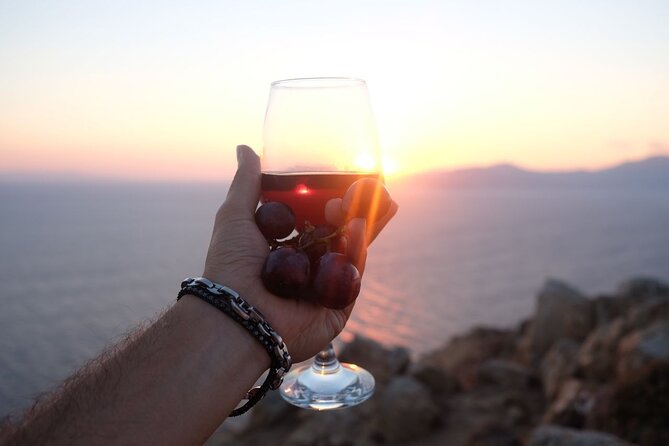 Small-Group Armenistis Lighthouse Sunset Tour in Mykonos - Capturing Panoramic Photos