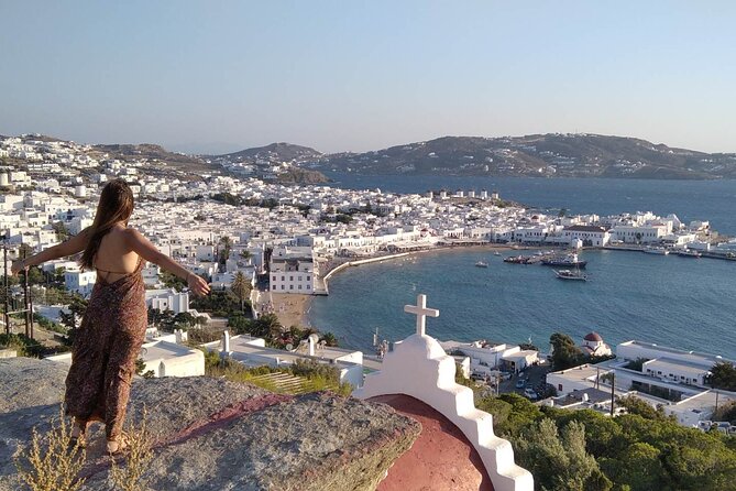 Small-Group Armenistis Lighthouse Sunset Tour in Mykonos - Scenic Craggy Landscape