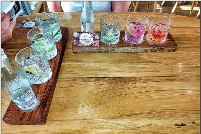 Small Group - Beer, Wine, Cider and Gin Tour - 5.5 - 6 Hours - Gin Tasting Selection