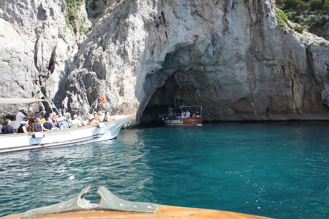 Small Group Capri Full Day Boat Tour From Positano With Drinks - Stops Along the Way