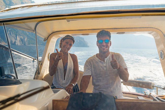 Small Group of Amalfi Coast Full Day Boat Tour From Positano - Meeting Point and Pickup