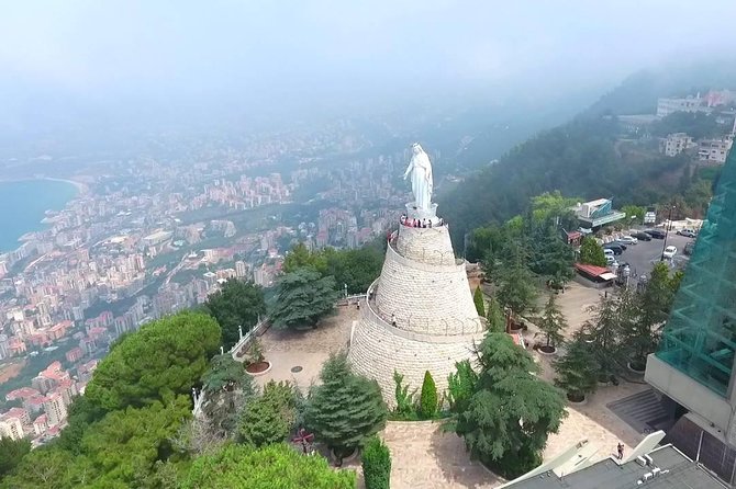 Small Group Tour to Jeita Grotto, Harisa & Byblos With Hotel Pickup - Our Lady of Lebanon Shrine
