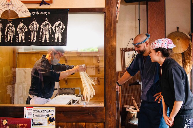 Small-Group Walking Tour With Udon Cooking Class in Hino - Meeting Point and Pickup