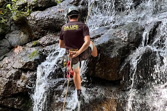 Small Group Waterfall Rappel in Lihue - Included Gear and Refreshments
