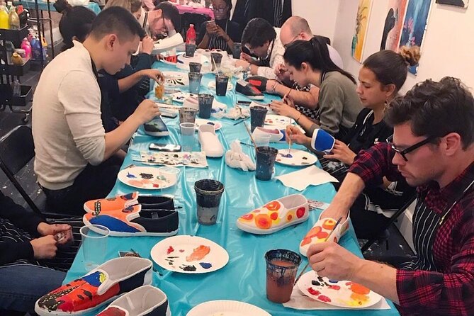 Sneakers Painting Class in Celebration Town - Class Overview