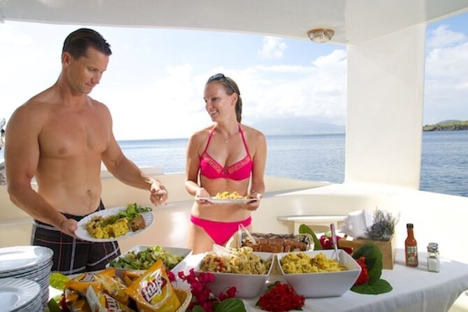 Snorkel Lunch & Lounge: Bluewater or Snorkel and Lunch: Leeward - Group Size and Cancellation Policy