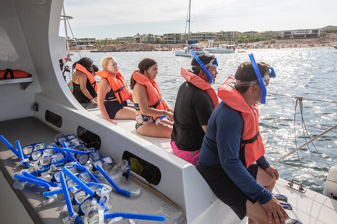Snorkel, Lunch & Sail in Cabo San Lucas - Relax on the Catamarans Nets