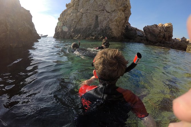 Snorkeling and Swimming Tour to the Poseidons Temple at Sounio Cape - Legrena Beach
