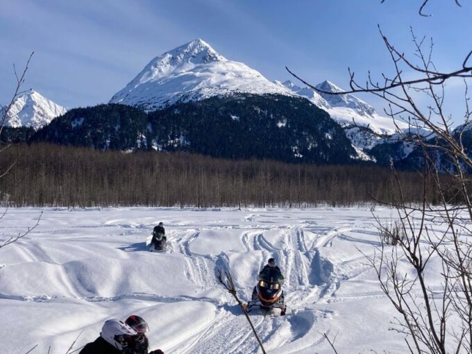 Snowmobile and Snowshoe Dual Adventure From Seward, AK - Breathtaking Scenery