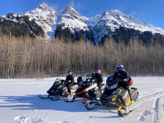 Snowmobile and Snowshoe Dual Adventure From Seward, AK - Dual Adventure Experience