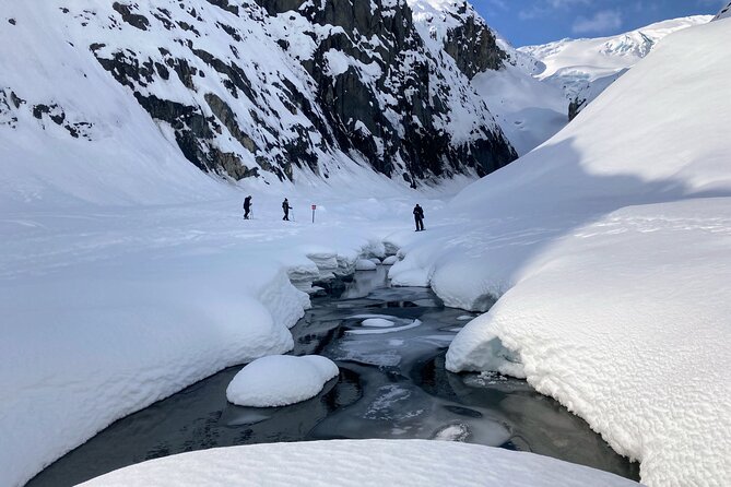 Snowmobile and Snowshoe Dual Adventure in Kenai Fjords NP - Meeting and End Points