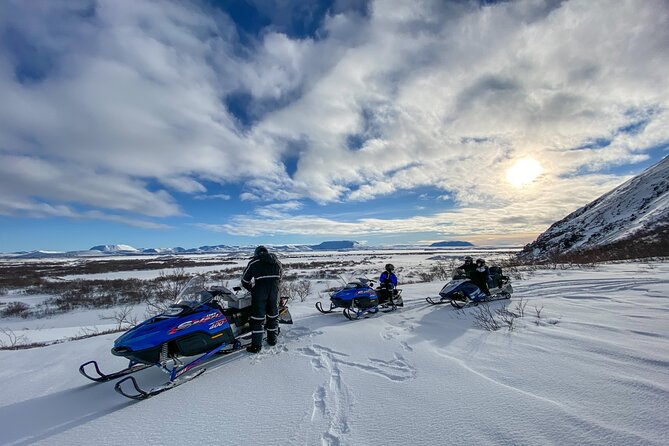 Snowmobile Tour by Lake Mývatn - Snowmobile Highlights