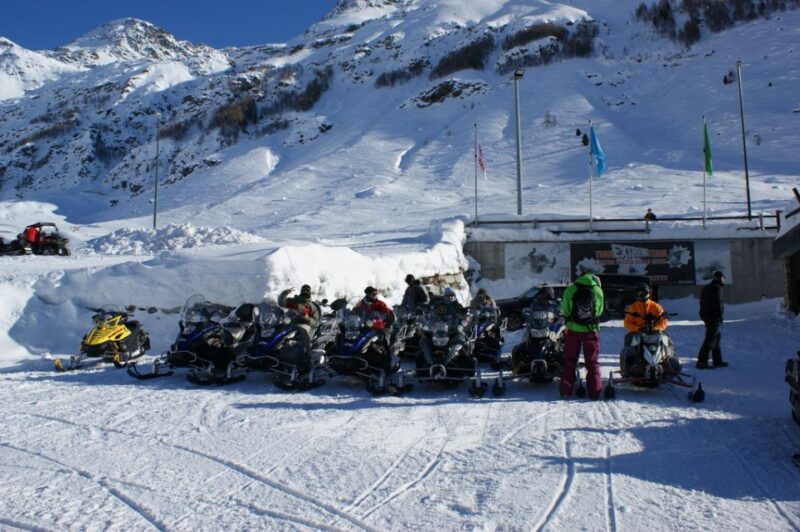 Snowmobile Tour Madesimo / Splügen Pass (Daytrip St. Moritz) - Winter Wonderland Exploration