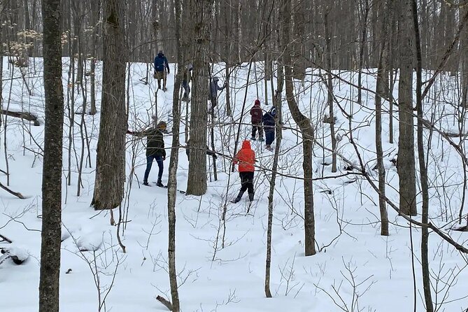 Snowshoe Awenda Provincial Park on Beautiful Georgian Bay - Enjoying Coffee and Snacks