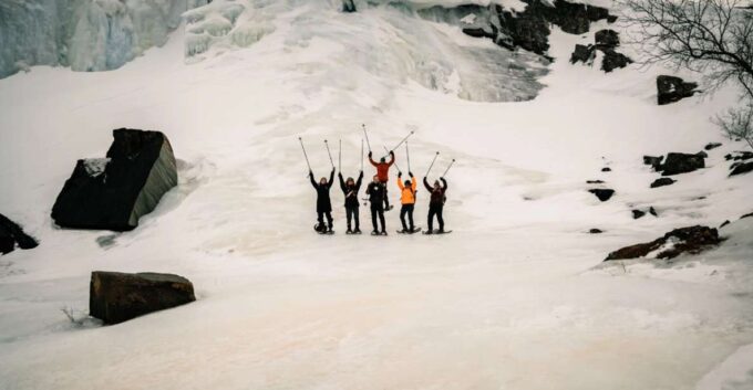 Snowshoeing Adventure to the Enchanting Frozen Waterfall - Recap