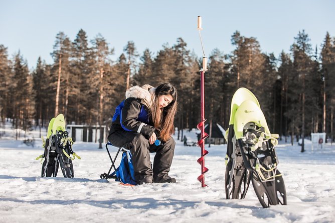 Snowshoeing and Ice Fishing Tour - Preparing Traditional Finnish Snacks