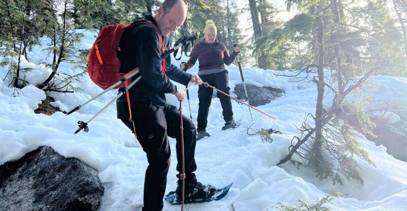 Snowshoeing At The Top Of The Sea To Sky Gondola - Crossing the Sky Pilot
