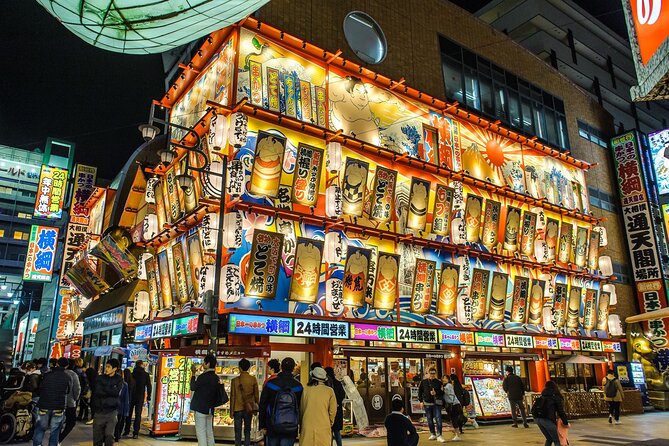 Soak up Into the History of Osaka Shinsekai Food Tour(Night Tour) - Meeting and Pickup