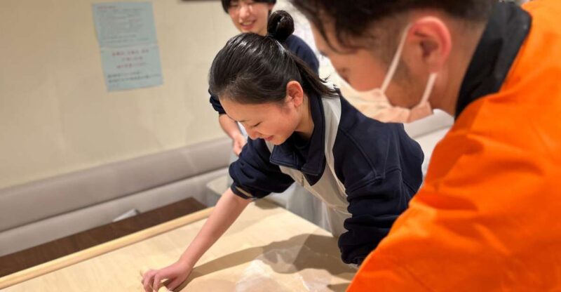 Soba Noodle Making Experience and Tempura, Hokkaido Sake Plan - Soba Noodle Making Activity