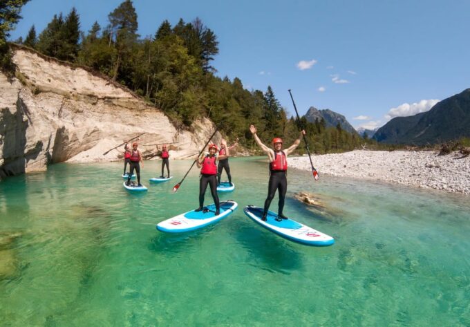 Soča Whitewater Stand-up Paddle Board: Small Group Adventure - Paddling the Čezsoča River