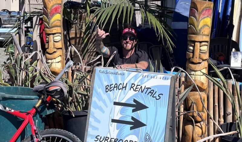 Solana Beach: Beach Cruiser Full-Day Bike Rental - Age and Weight Restrictions