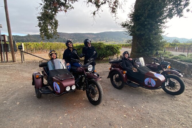 Sonoma Valley Sidecar Wine Tours - Customer Reviews and Ratings