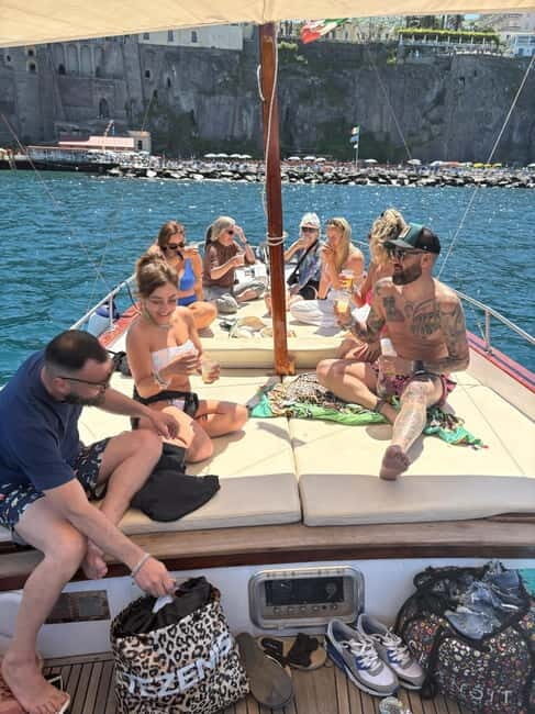 Sorrento: Gozzo Boat Coastal Cruise With Swim and Limoncello - Tips for an Enjoyable Trip