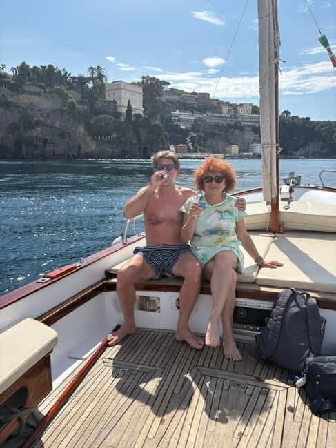 Sorrento: Gozzo Boat Coastal Cruise With Swim and Limoncello - Since Your Asked