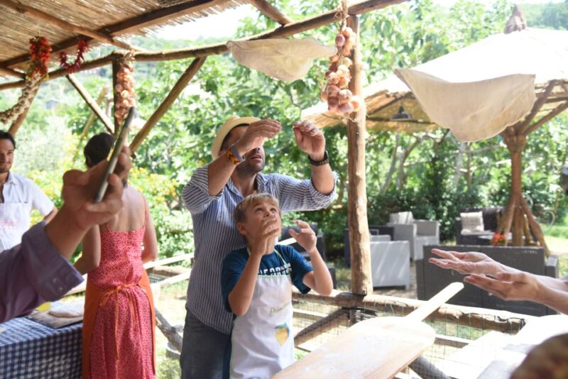 Sorrento: Pizza Lesson, Wine, and Limoncello at a Local Farm - Pizza-Making Class