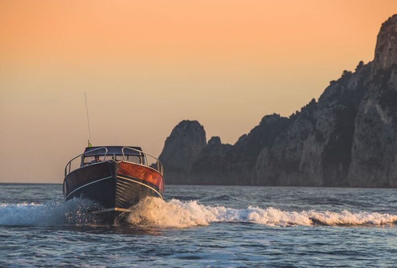 Sorrento: Sunset Coastal Boat Tour With Aperitif - Itinerary Highlights