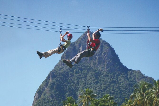 Soufriere Catamaran Excursion With Zip Lining From Castries - Booking Details